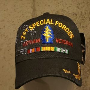 Vintage 1st Special Forces Vietnam Veteran hat